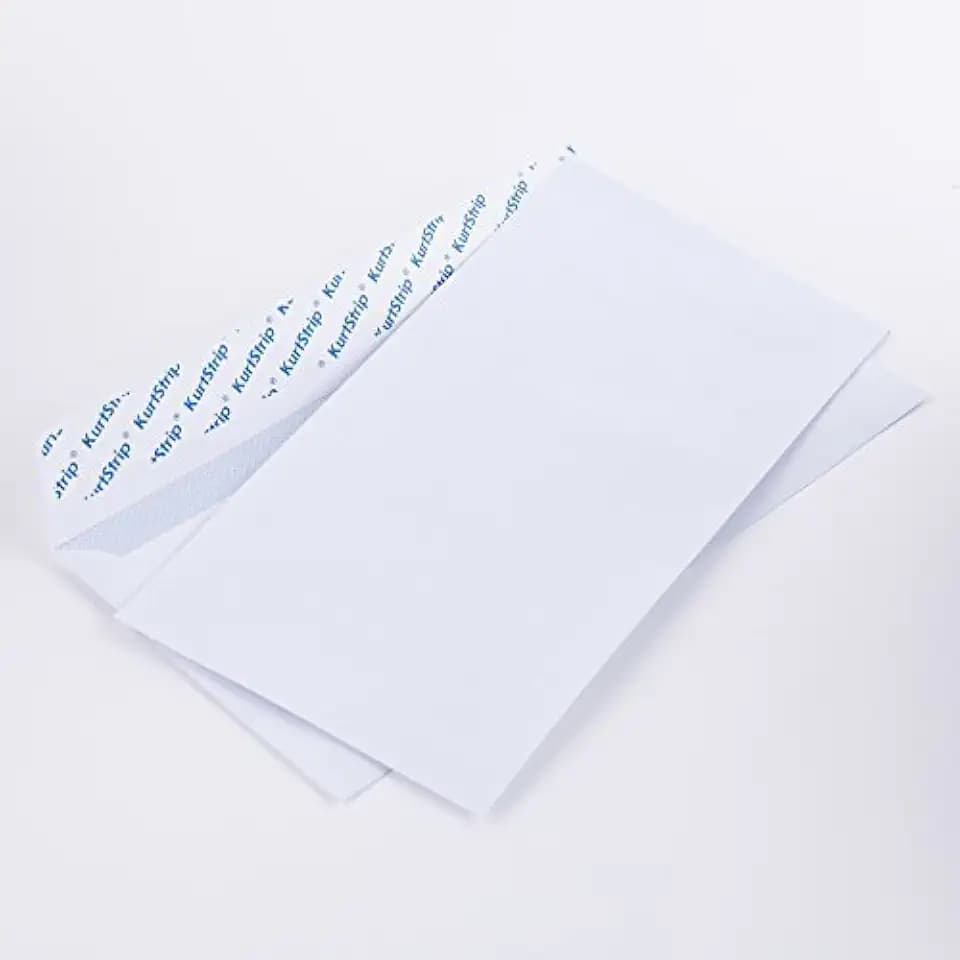 Briefumschläge DL 110 x 220 mm weiß 70g/m² ohne Fenster haftklebend-kein Austrocknen bis 3 J. (E65.10E) (1000)