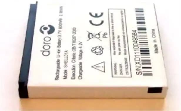 Original SHELL01 Doro PhoneEasy 410 Akku - Klasse A