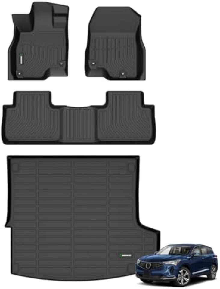 ANBINGO® Floor Mats & Cargo Liner for Acura RDX 2019-2025, TPE Floor Liner