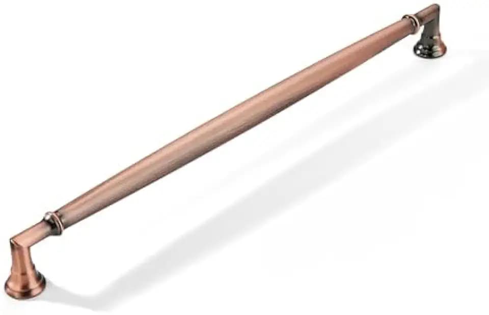 khtumeware 1 Pack Appliance Pull Handles 12 Inch(305mm) Brushed Antique Copper Cabinet Pulls Heavy Duty Solid Cabinet Handles Kitchen Cabinet Hardware for Cupboard Drawer Handles