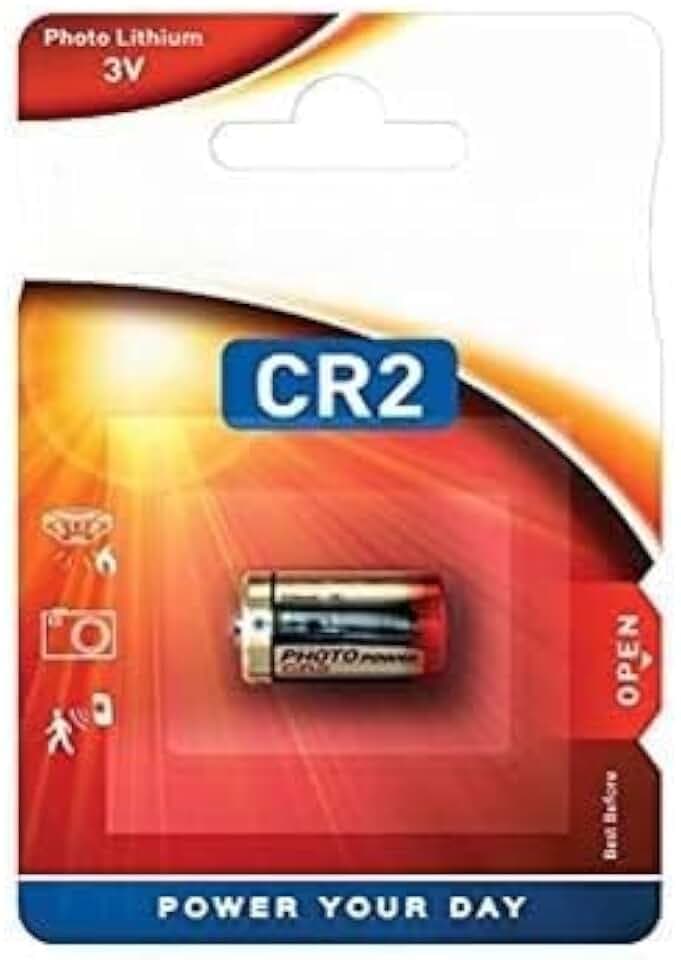 Lithium-Batterie CR2, 3 V, ideal für Kameras und elektronische Geräte. Zuverlässige Energie und Lange Lebensdauer.