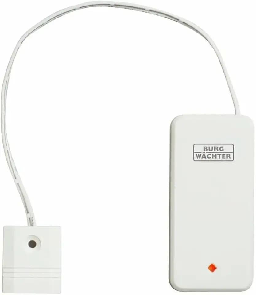 BURG-WÄCHTER Wassermelder bei Wassereinbruch- und überlauf, Batteriebetrieben, WLAN Wassersensor, mit BURGsmart Protect Geräten kompatibel, Protect Water 2062, 84 x 44,5 x 21 mm