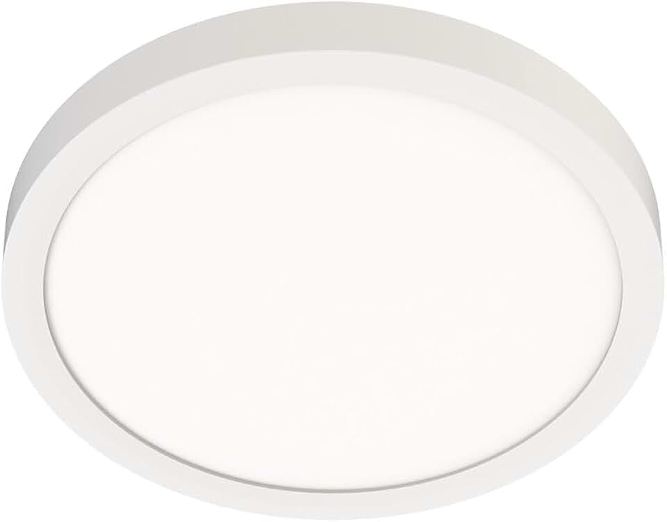 Juno JSF 11IN 13LM SWW5 90CRI 120 FRPC WH M6 SlimForm LED Surface Mount Downlight, Switchable Color Temperature, Round, 11 Inch