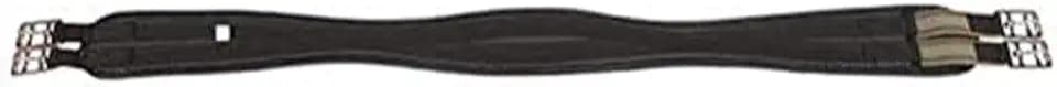 Kerbl Sattelgurt Curly schwarz mit Rollschnallen