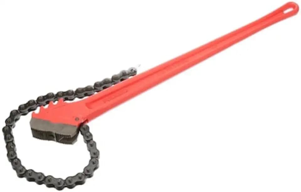 Ridgid C36 4-1/2" Heavy-Duty Chain Wrench, Red, Small
