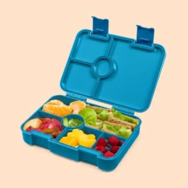 Schmatzfatz Lite Lunchbox für Kinder – Leichte Bento-Box mit 4–6 Fächern, aus BPA-freiem Tritan, auslaufsicher und spülmaschinenfest, für Schule, Kindergarten und Ausflüge