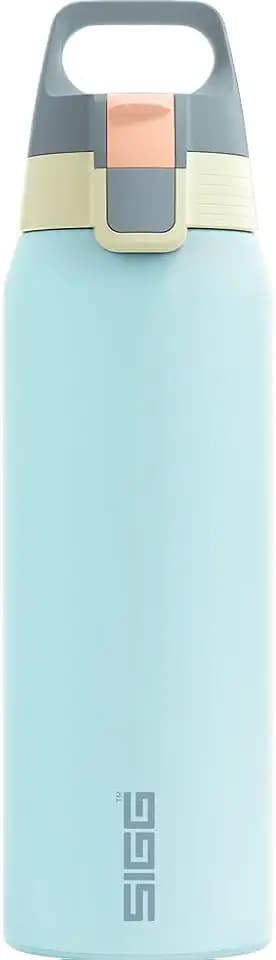 Sigg - Isolierte Trinkflasche - Thermosflasche Shield Therm One - Kohlensäurehaltige Getränke - Auslaufsicher - Spülmaschinenfest - BPA-frei - 90% recycelter Edelstahl - 0,5L, 0,75L & 1L