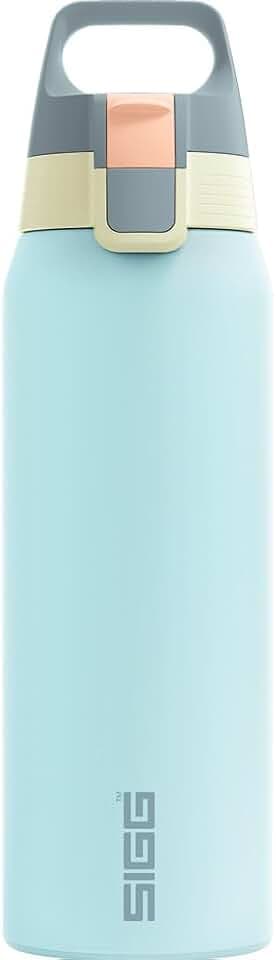 Sigg - Edelstahl Trinkflasche - Shield ONE - Einwandig & Federleicht - Für kohlensäurehaltige Getränke geeignet - Auslaufsicher - BPA-frei - Outdoor & Fitness - 750 ml / 1 L / 1,5 L