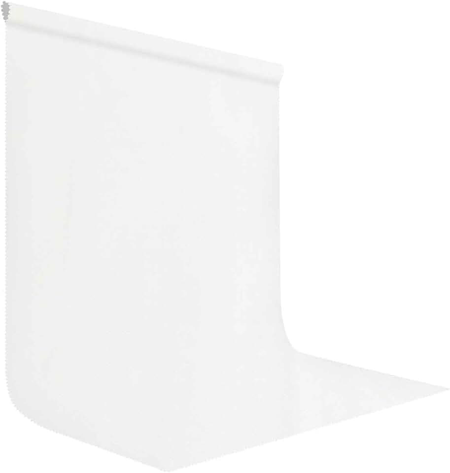 White Photo Backdrop for Photoshoot, Fabric 5x7ft