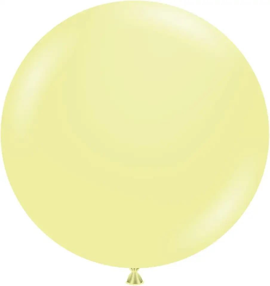 Tuf Tex Sun Kissed 11" Lemonade Color Latex Balloons (100 per Bag)