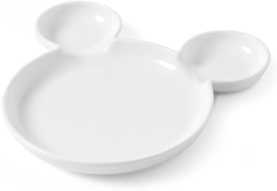 HENDI Kinder Teller, Bär, hochwertige Glasur, Hohe Schlag- und Verschleißfestigkeit, geeignet für Mikrowelle, Geschirrspüler, Kinderteller, ø190x(H) 27mm, Porzellan, Weiß