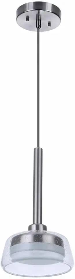 Craftmade Centric 7.5 LED Pendant Brushed Polished Nickel