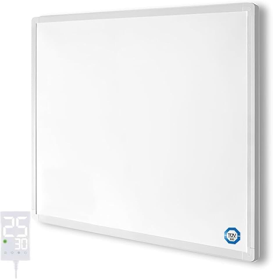 Infrarotheizung 1200W mit Thermostat, Infrarot Wandheizung
