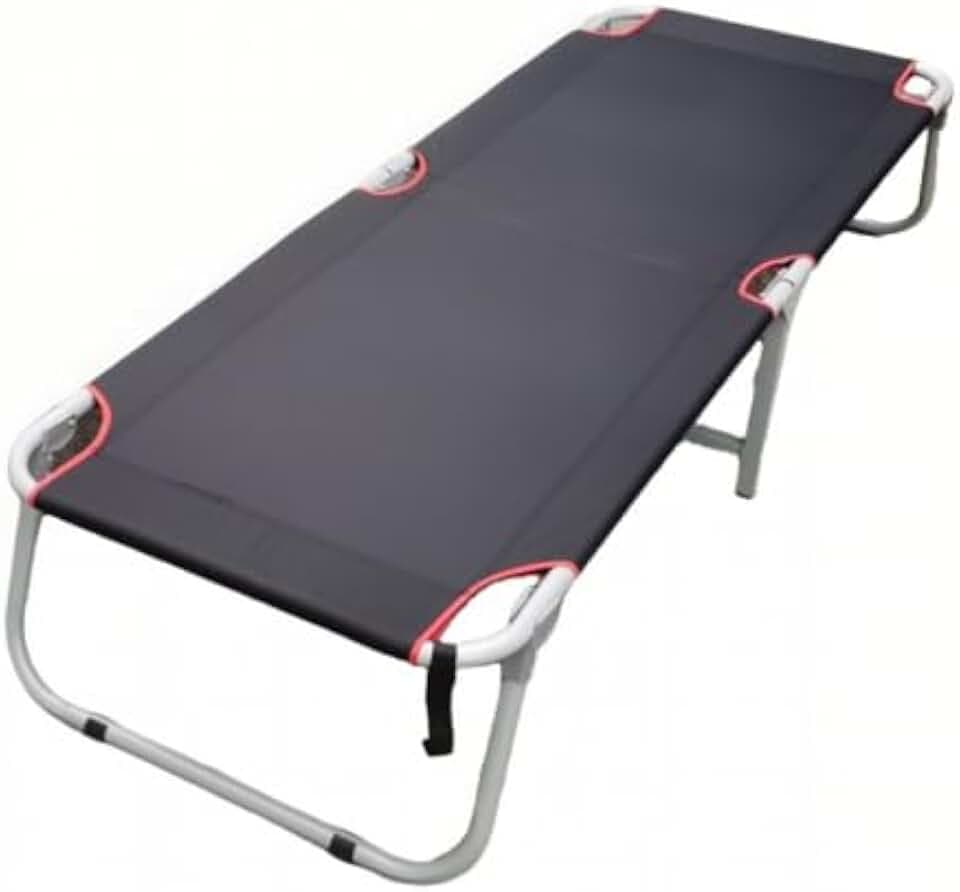 Cast Iron & Canvas Material, 250 LBS Weight Capacity, 71.65x24.4 Inches, Multipurpose for Patio, Outdoor and Indoor Use