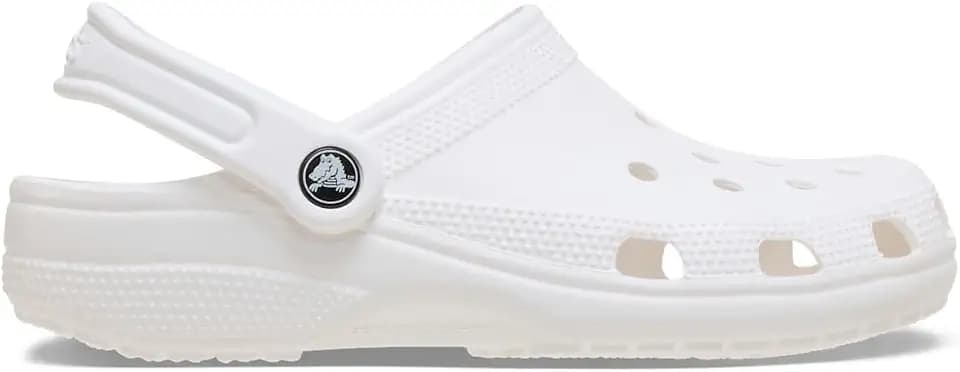 Crocs Unisex Classic Sabots, Weiß, 37 EU