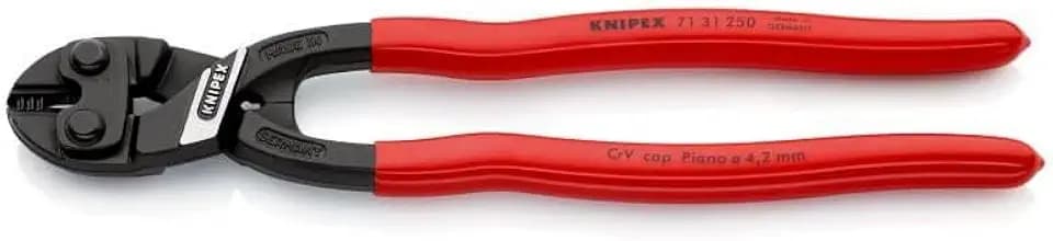 KNIPEX 71 31 250 SBA CoBolt Compact Bolt Cutter with Notched Blade, 10-Inch