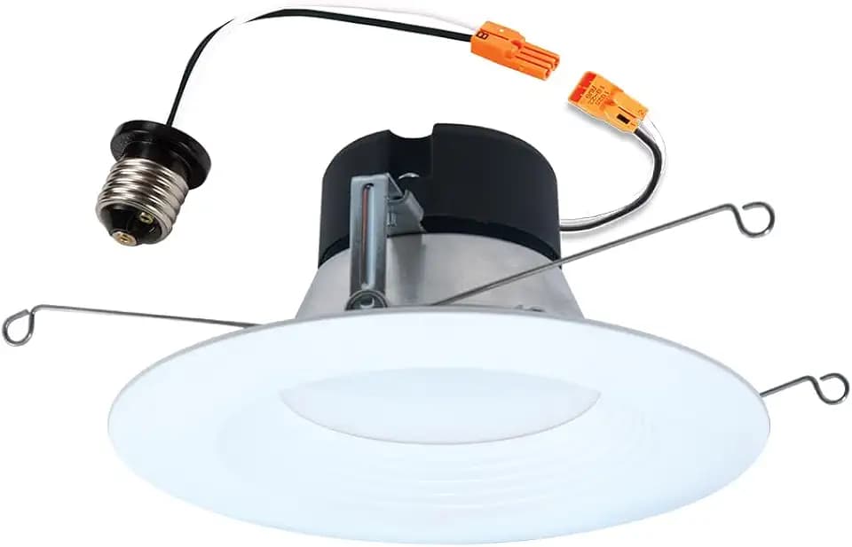 HALO LT 5/6 inch LED recessed Can Light Trim, 5 CCT, Dimmable, 750lm