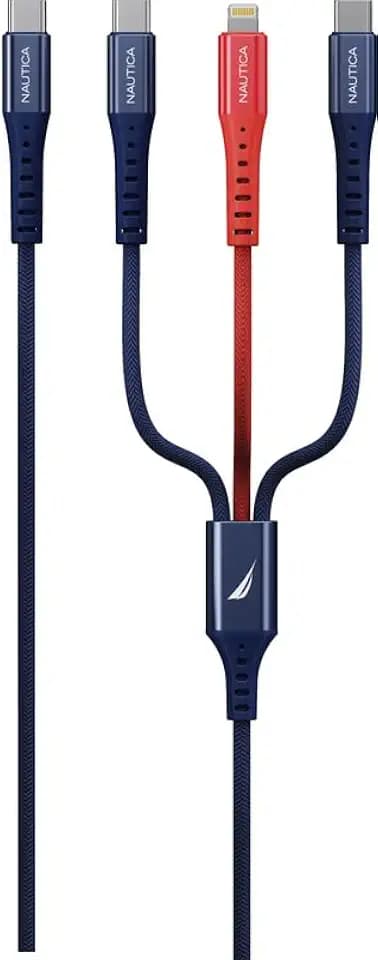 Nautica 3 in 1 Charging Cable CB630 (60W) (C/C-L-C) (Navy)