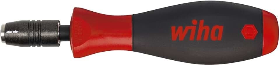 Wiha Schraubendreher mit Bithalter CentroFix mechanisch verriegelbar 1/4" (40331) 149 mm