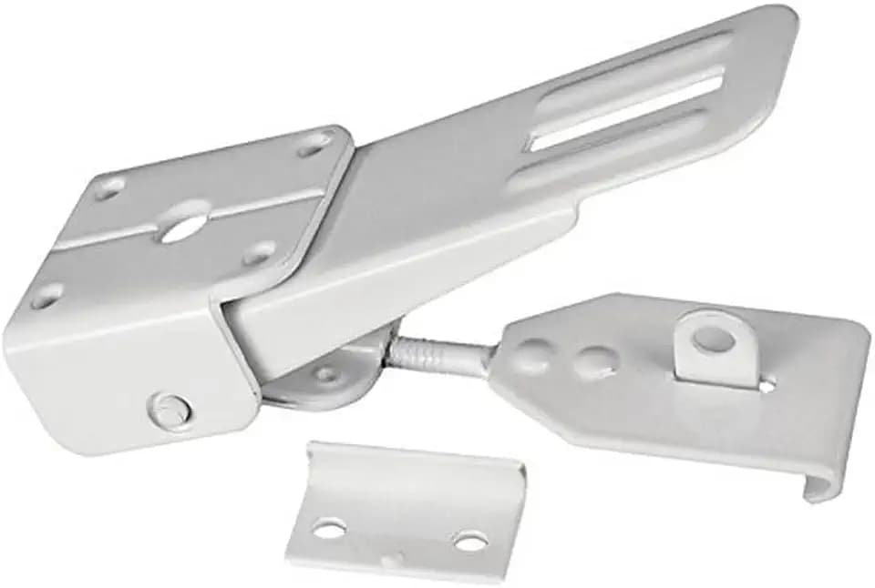 RV Designer E316 - Folding Camper Latch, White