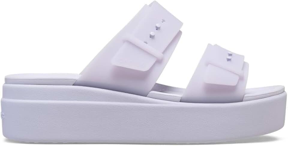 Crocs Unisex Brooklyn Bucklefrostedlowwedge Sandale