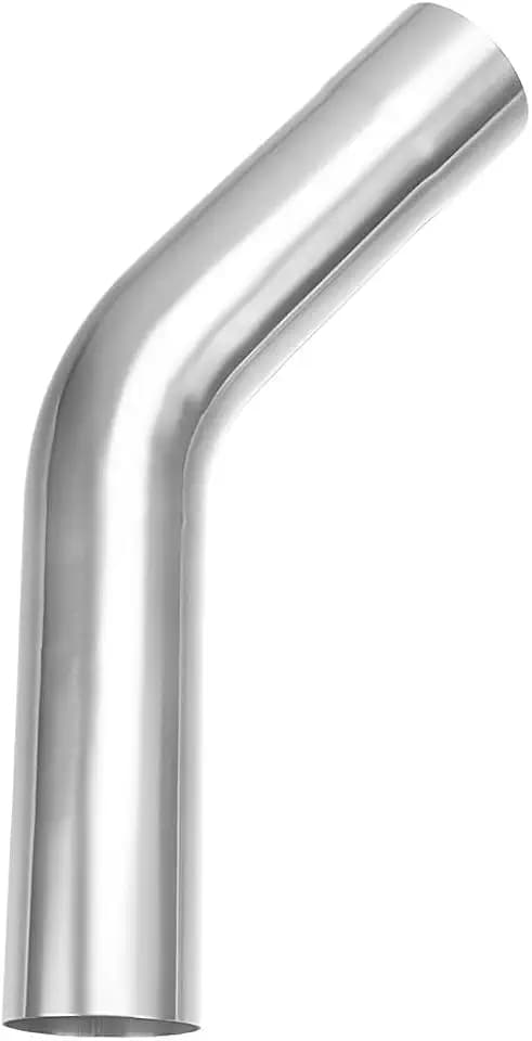 A-KARCK Exhaust 45 Degree Tube 3.5" OD, Stainless Steel Exhaust Pipe Mandrel Bend, Custom Your Own Exhaust System