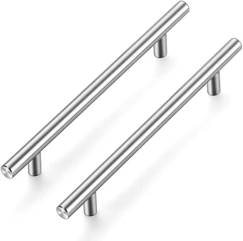 Ravinte 30 Stück Silber Möbelgriffe T Bar Griffe für Küchenschränke 160mm