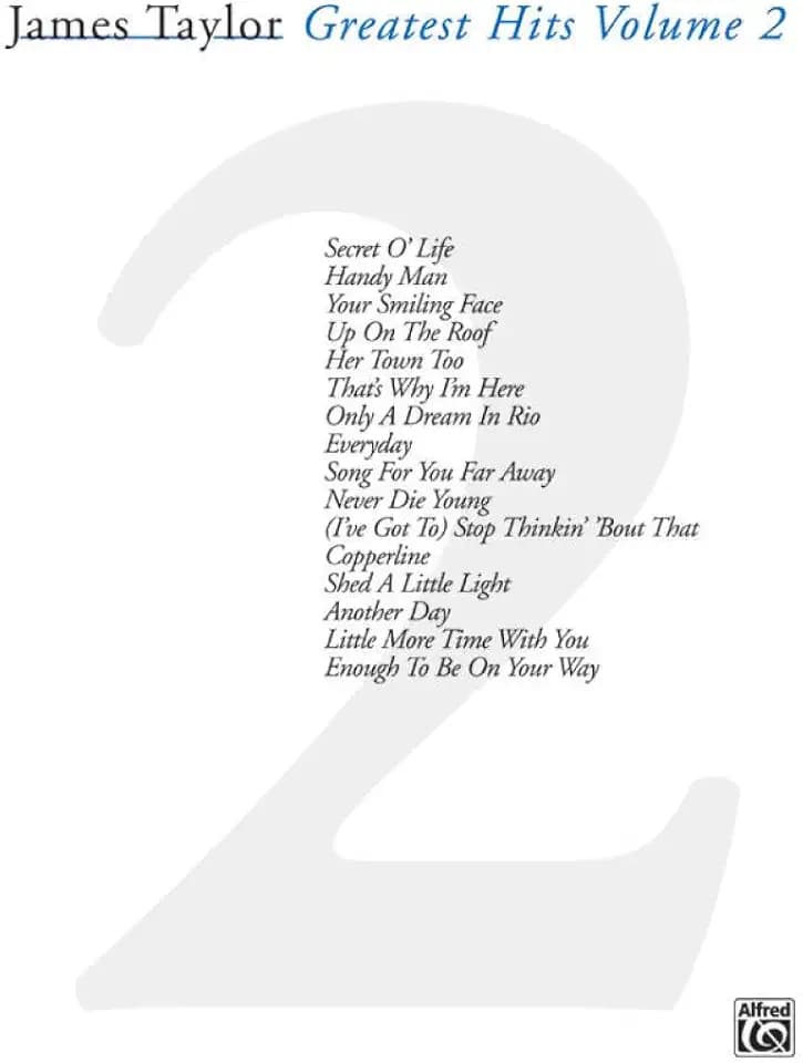 James Taylor Greatest Hits Volume 2