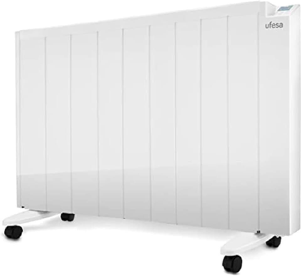 Ufesa EM2000 Thermoemitter mit 2000W Leistung, 7 Elemente, 4 Betriebsmodi: Komfort, energiesparend, Frostschutz,Standby,Temperatur einstellbar von 5 bis 35 OC, tägliche & wöchentliche Programmierung