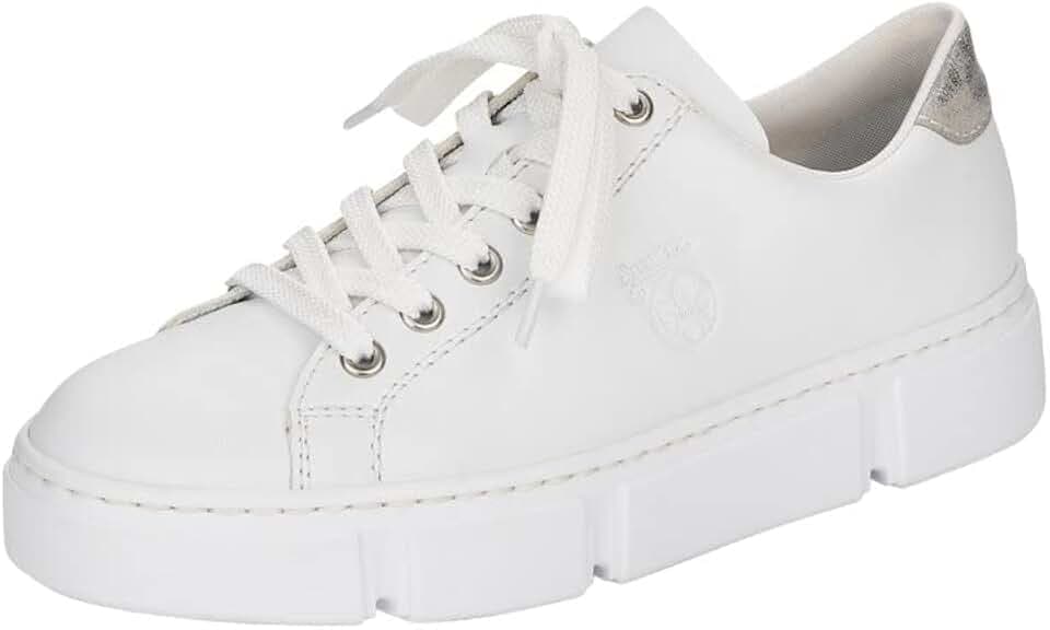 Rieker Damen Sneaker N59W1-80 weiß