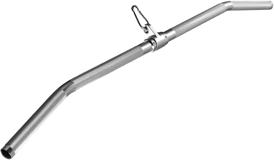 Lat Pulldown Bar - Aluminum Straight Bar Cable Machine Attachment
