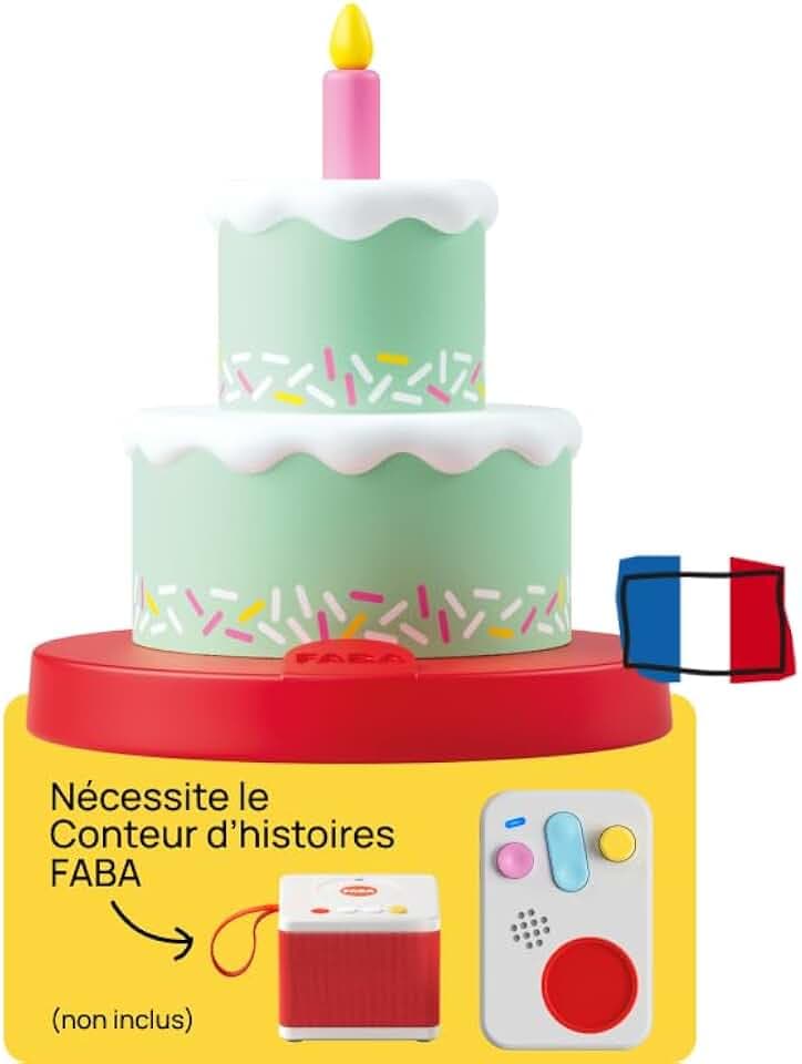 FABA - Klangfigur Happy Birthday, Lieder für Kinder, ab 0 Jahren, französische Version, FFF30011