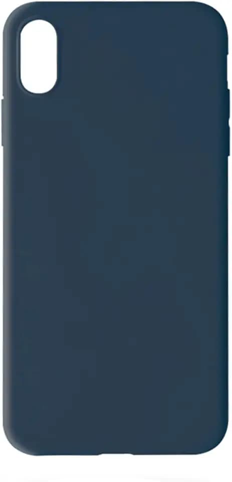 FEFLO iPhone X Case, Drop Protection, Non-Slip, Soft Frosted TPU Plastic, Ultra Thin Phone Case (Navy Blue)
