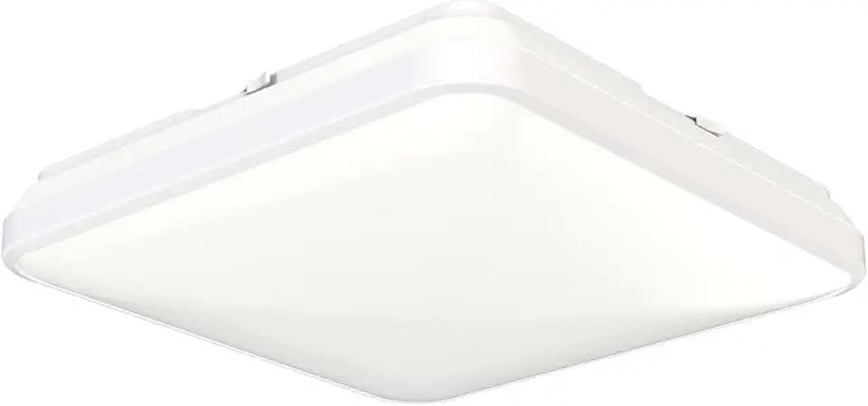 Juno FMLSQ 15IN SWW5 90CRI WBT NL M4 LED Flush Mount Ceiling Light, Square, 15-Inch