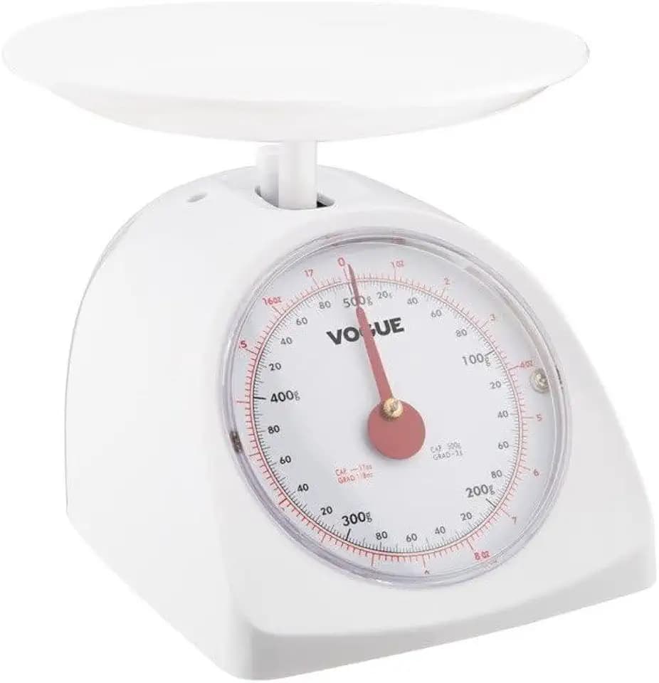 Vogue 13340 Präzisions-Küchenwaage - 0,5 kg / 1,1 lb - Grad. 2g,/1/8oz