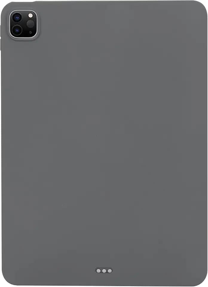 for iPad Pro 12.9 inch Tablet Case 2022/2021/2020/2018 Model (6th/5th/4th/3rd Generation), Slim Lightweight Soft TPU Back Shockproof Cover Flexible Silicone Bumper Drop Proof Shell, Grey