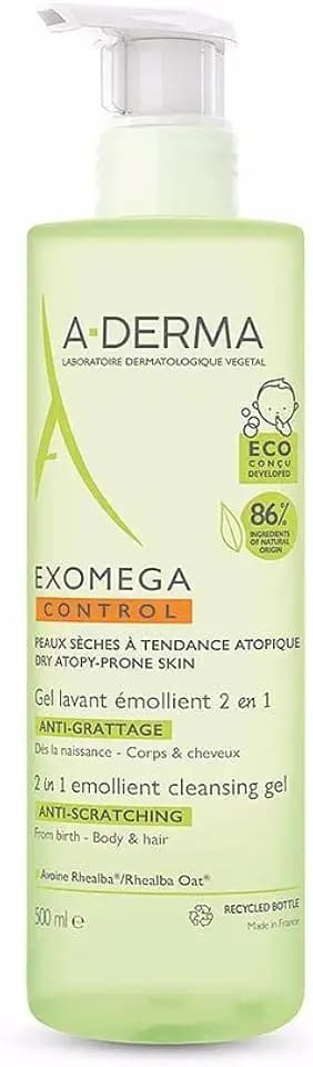 Aderma Exomega Gel Emoliente 2 En 1 500M