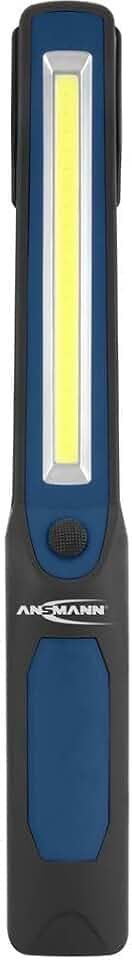 Ansmann LED Werkstattlampe mit 215 Lumen - Arbeitsleuchte kabellos, flexibel & magnetisch - 3W Funktionslampe - Arbeitslampe für Werkstatt, Auto & Notbeleuchtung WL250B Schwarz