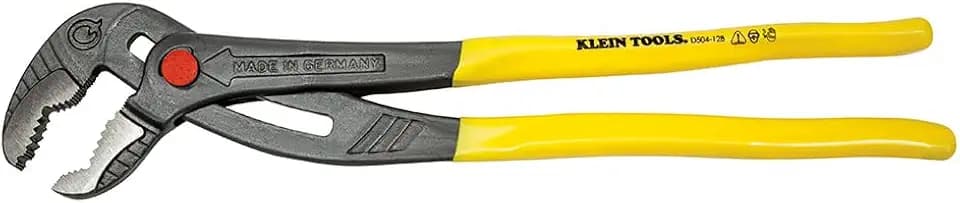 Klein Tools D504-12B Pump Pliers, Quick-Adjust Tongue and Groove Klaw Water Pump Pliers, 12-Inch
