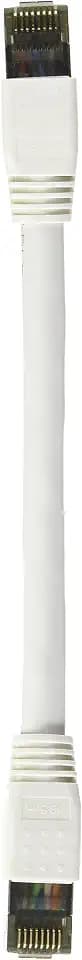 Cat8 RJ45 0.5FT Ethernet Patch Internet Network LAN Cable, Indoor/Outdoor, 24AWG – Latest 40Gbps 2000Mhz, Weatherproof S/FTP for Router, PS4, PS5, Xbox, PoE, Switch, Modem (White)