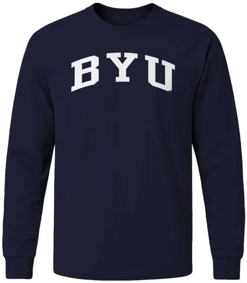 Barnesmith Mens Classic - Cotton Long Sleeve T-Shirt with Classic Logo