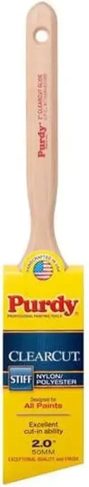 Purdy 144152120 Clearcut Series Glide Angular Trim Paint Brush, 2 inch