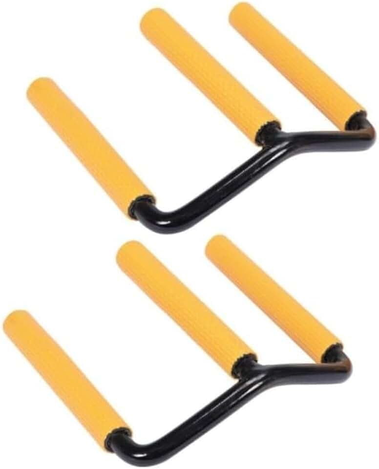 2PCS Plattenträger mit Tragegriff (zwei-Komponenten Griff für sicheren Halt, Paarweise) Board Lifter Eisen Gipskartonplatten Gripper Panel Carrier Plattengreifer für Handlich Transport
