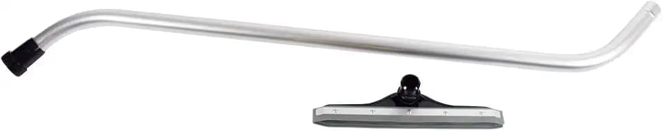 Cen-Tec Systems 94896 Wet/Dry Squeegee Vacuum Attachment with 1-Piece S-Wand, Aluminum
