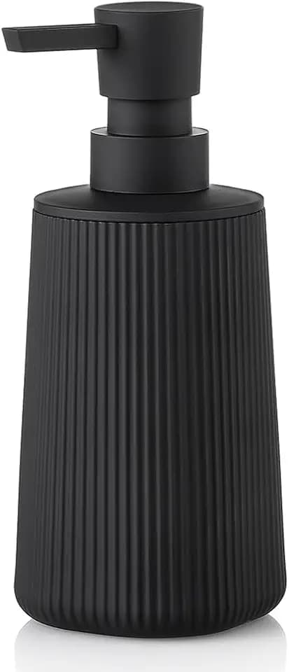 YAUKPH Small Soap Dispenser for Bathroom and Kitchen Matte Black