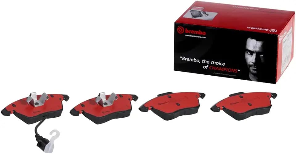 Brembo P85075N Premium Ceramic Front Disc Brake Pad Set AUDI/SEAT/SKODA/SPYKER/VW/VW (FAW) OE# 1K0698151C