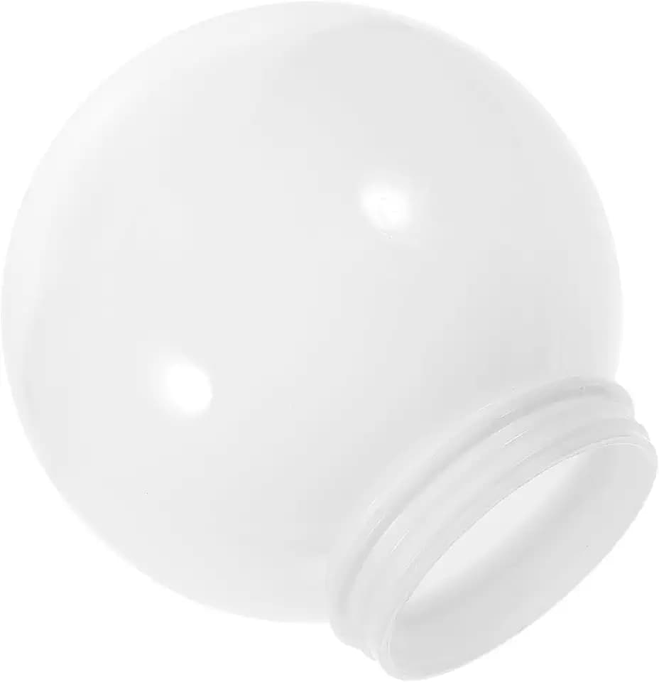 Globe Lamp Shade Acrylic Spherical Replacement Globe 5.90 inch Outdoor Wall Light Cover for Patio Porch Light Fixture Mount 1 pack