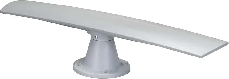 RV Omni Directional Amplified TV/AM/FM Antenna & Distribution Plate - Enhanced Entertainment & Signal Clarity