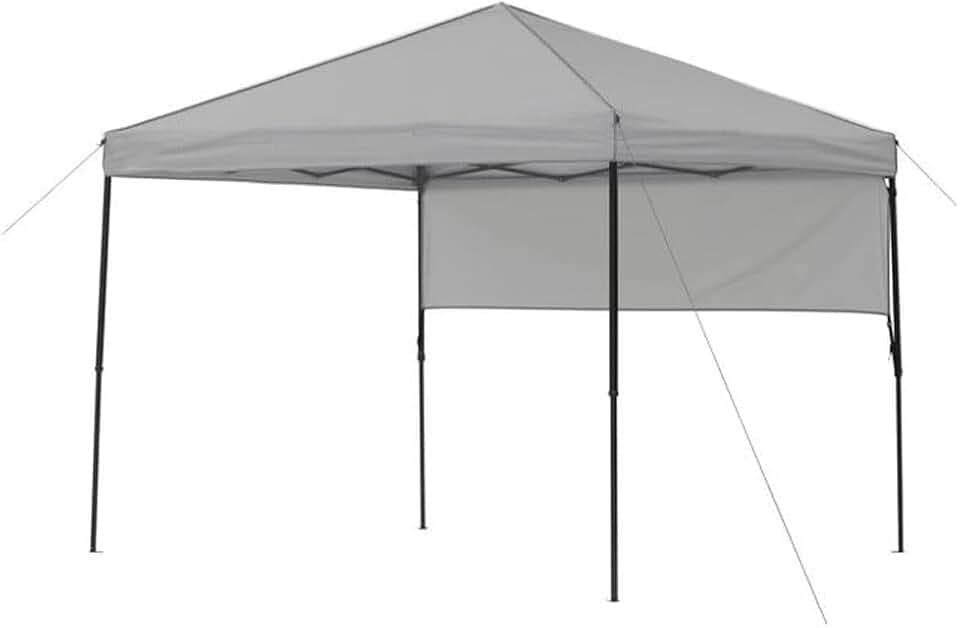 Garden Winds Custom Fit Replacement Canopy Top Cover and Sunwall Compatible with The Ozark Trail WMT-108104, 30433 8' x 10' Outdoor Pop Up Canopy - Upgraded Performance RipLock 350 Fabric - Slate Gray