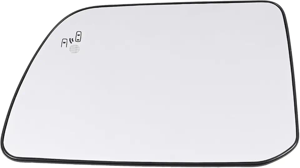 Left Driver Side Mirror Glass w/Power Heated & Blind Spot Compatible with Ford Edge 2011 2012 2013 2014 Lincoln MKX 2011 2012 2013 2014 2015 Rear View Mirror Glass